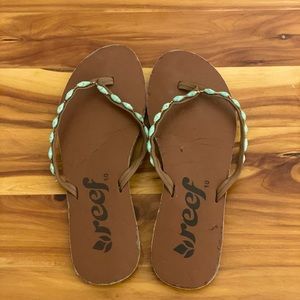 Reef sandals/flip flops, size 10, used
